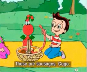 Gogo loves English. 12. Do you like sausages? / Тебе нравятся сосиски?