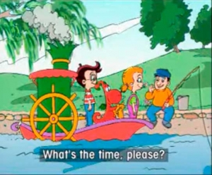 Gogo loves English. 10. What&rsquo;s the time, please?  / Скажите, пожалуйста, сколько время.