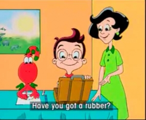 Gogo loves English. 14. Have you got a ruler? / У тебя есть линейка?