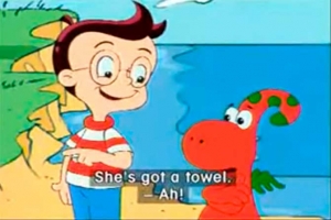 Gogo loves English. 19. She&rsquo;s got a towel / У нее есть полотенце