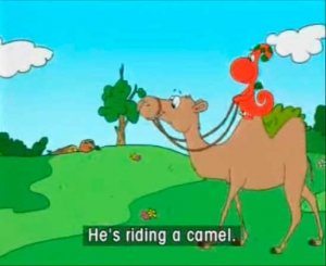 Gogo loves English. 37. This camel moves quickly / Этот верблюд быстро идет